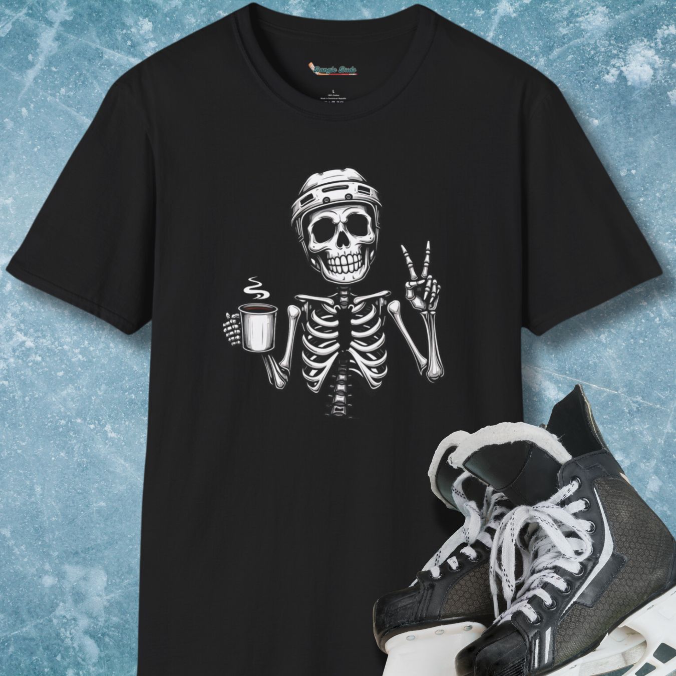 Peace Coffee Hockey T-Shirt