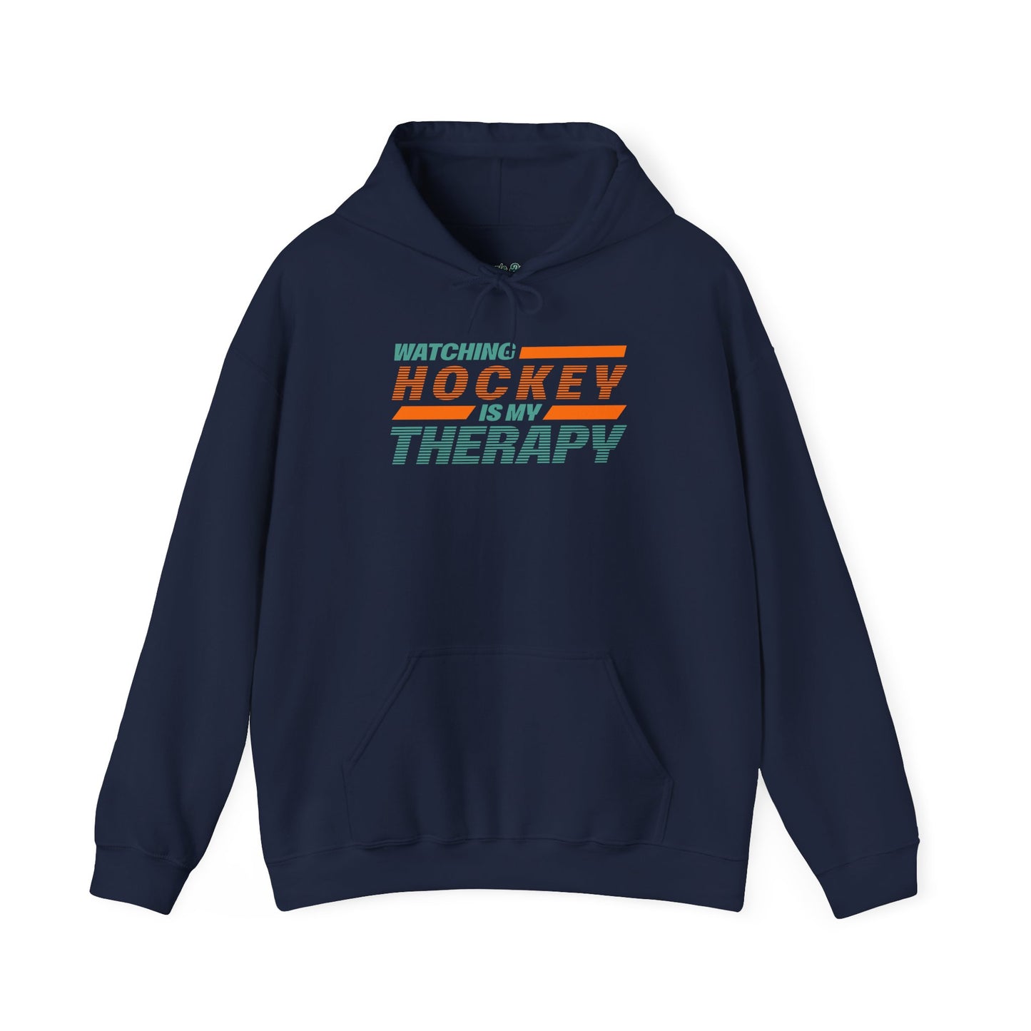 Watching Hockey is My Therapy Hoodie
