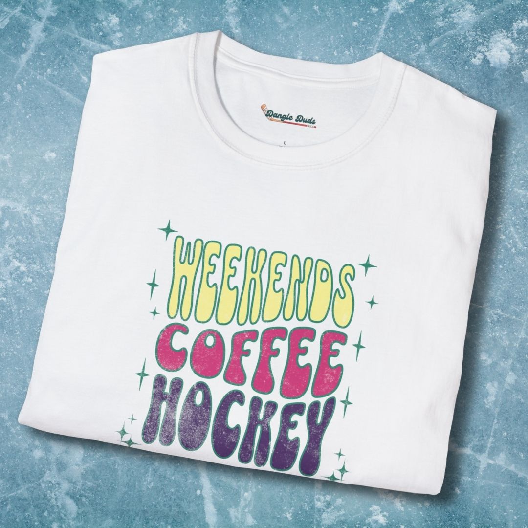 Weekends Coffee Hockey T-Shirt