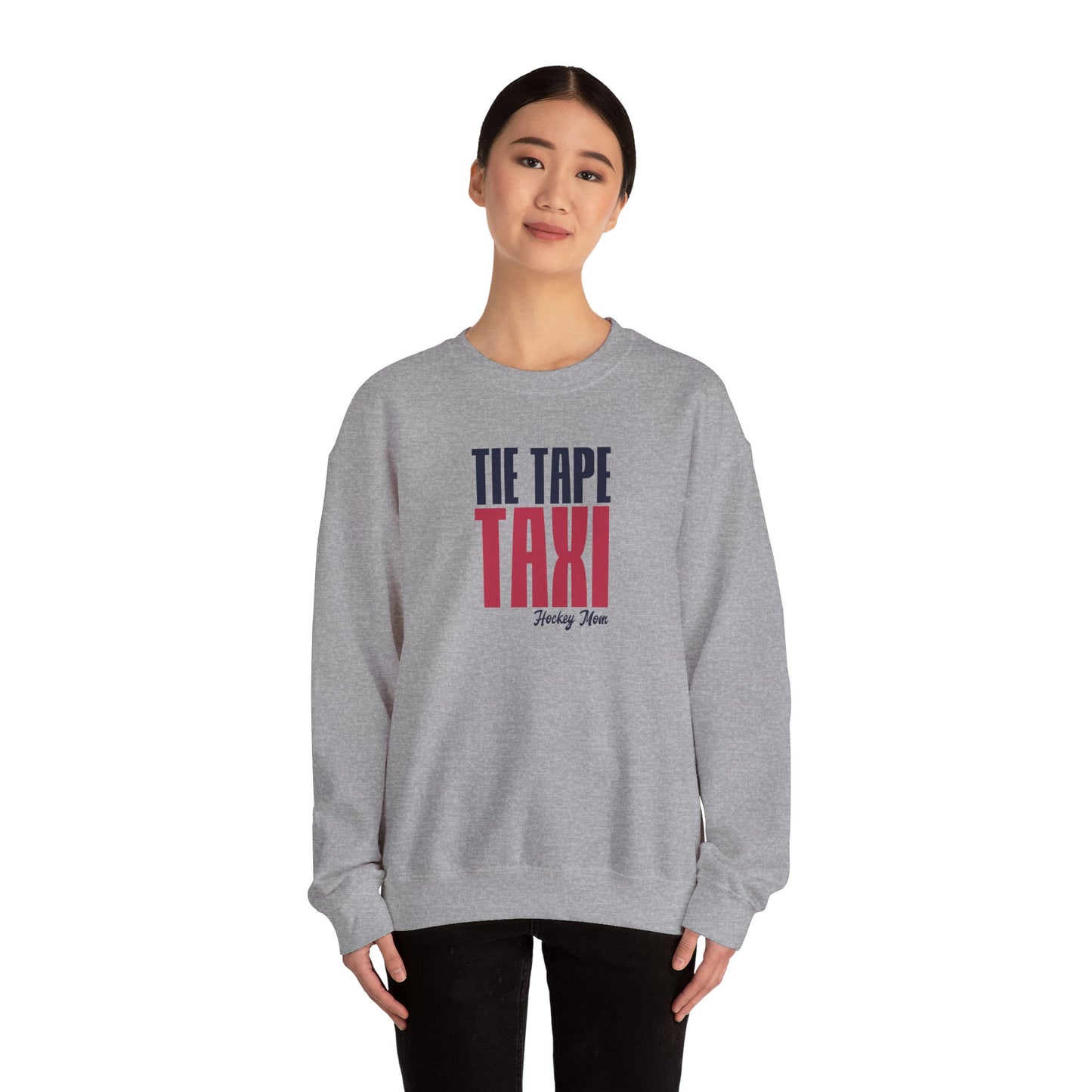 Tie Tape Taxi - Hockey Mom Sweatshirt