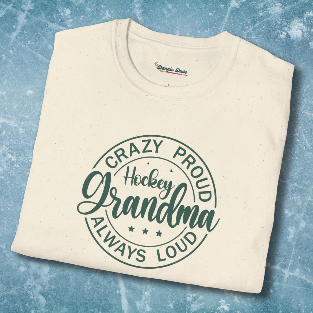 Crazy Proud Hockey Grandma T-Shirt