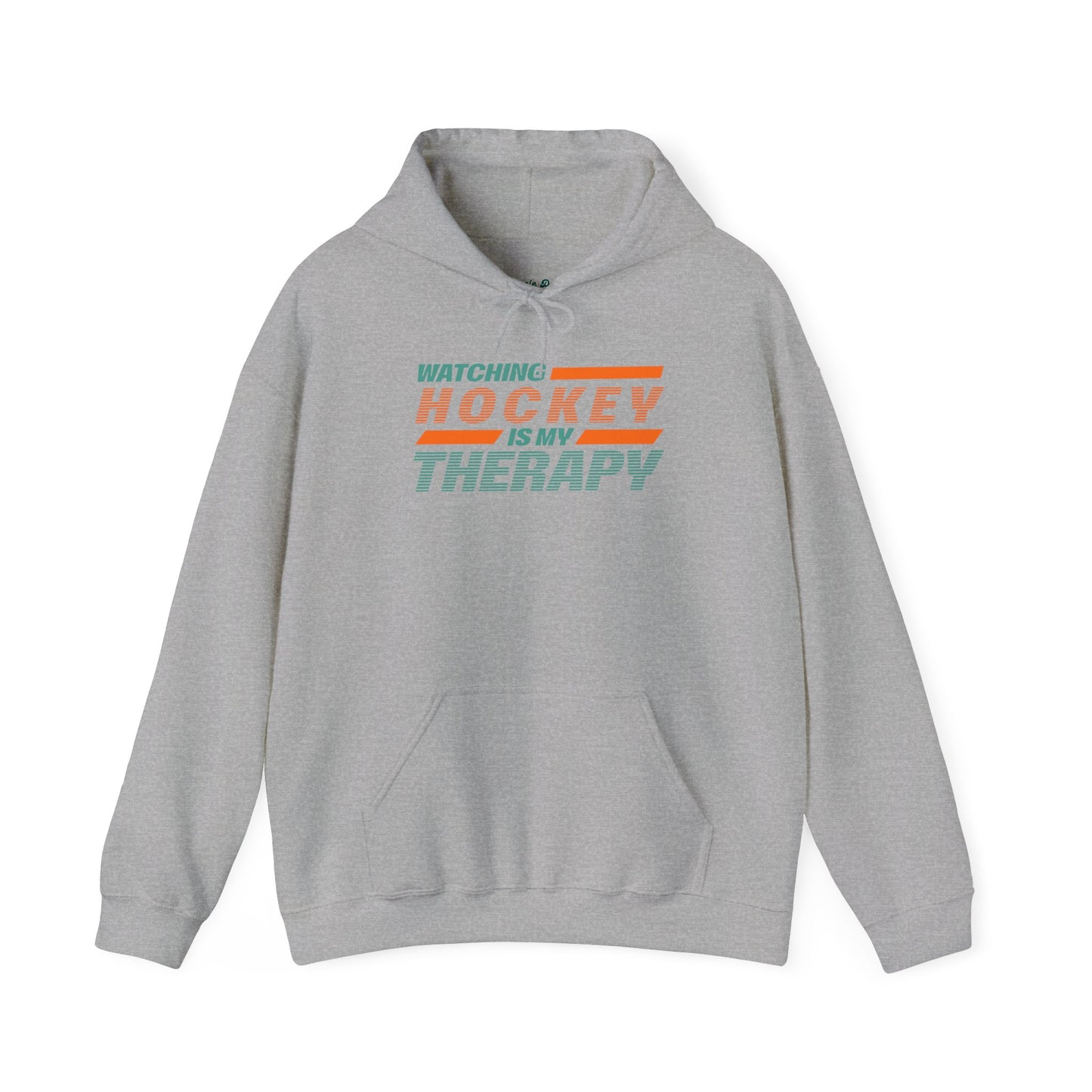 Watching Hockey is My Therapy Hoodie