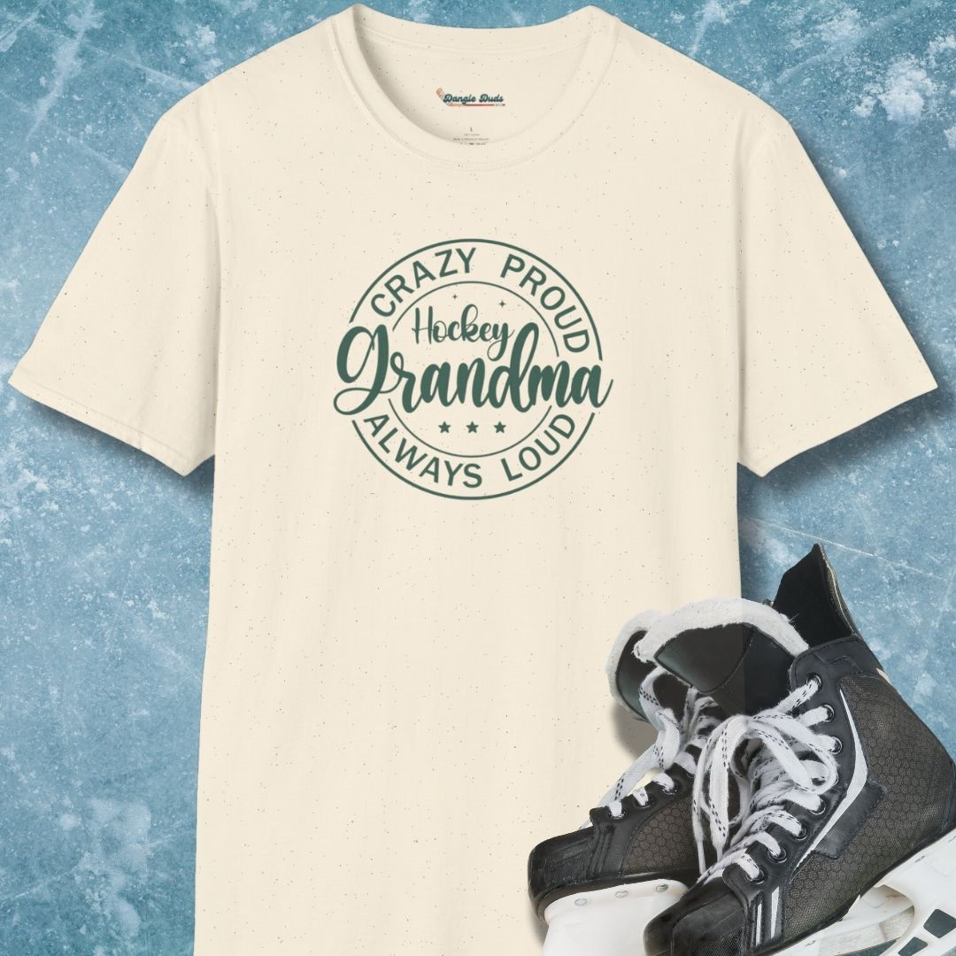 Crazy Proud Hockey Grandma T-Shirt