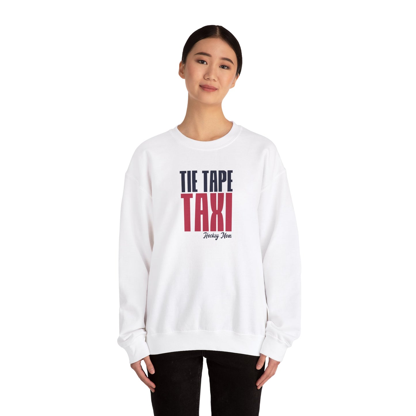 Tie Tape Taxi - Hockey Mom Sweatshirt