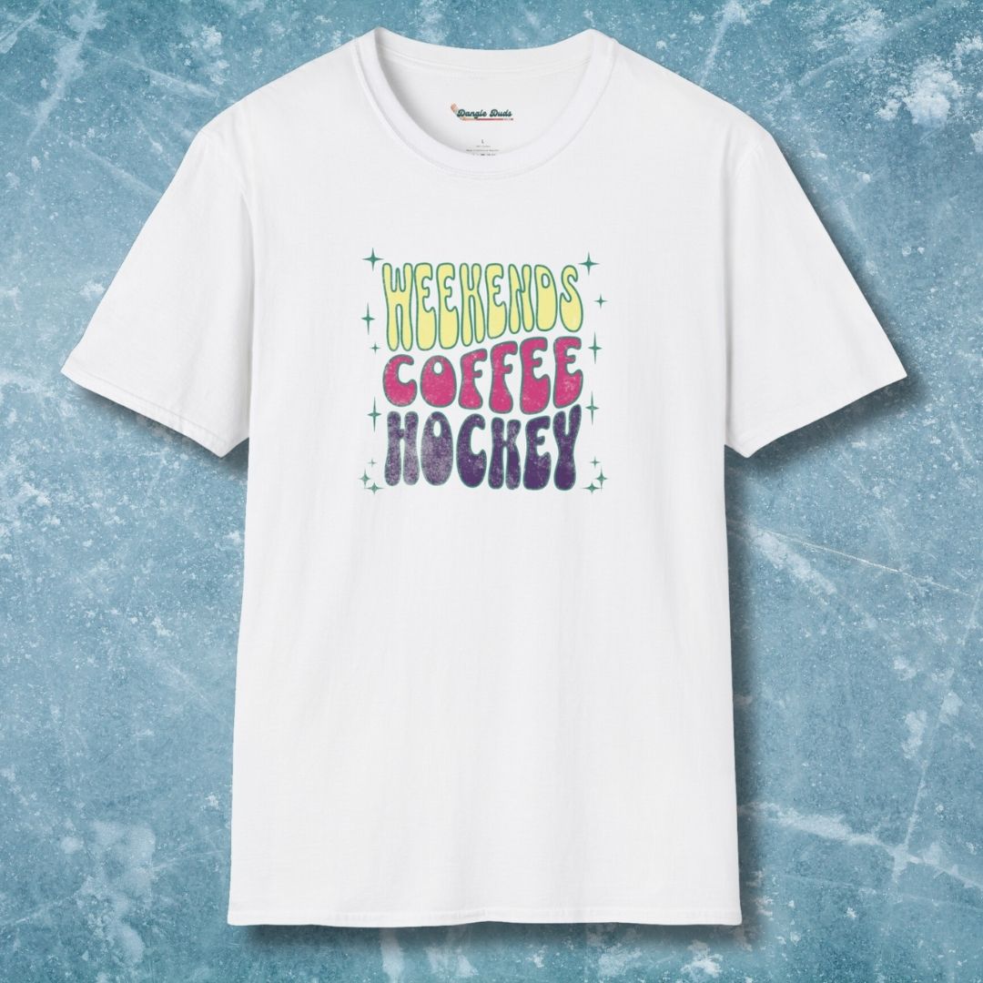 Weekends Coffee Hockey T-Shirt
