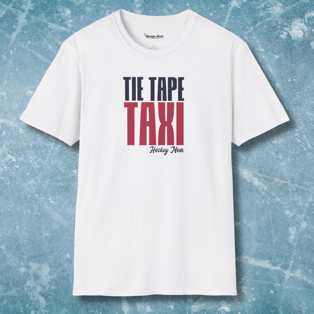 Tie Tape Taxi - Hockey Mom T-Shirt