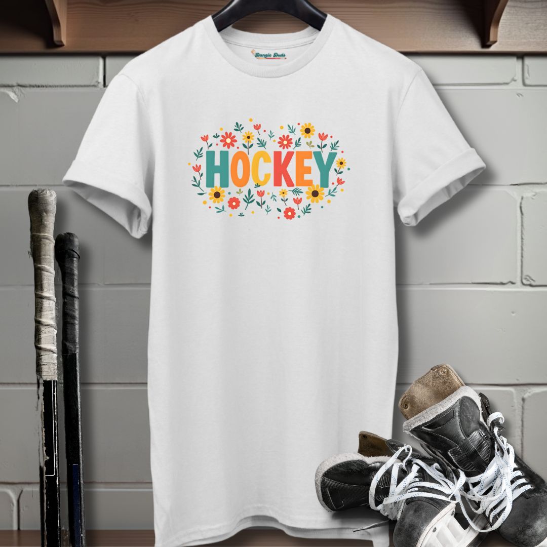 Hockey In Bloom T-Shirt