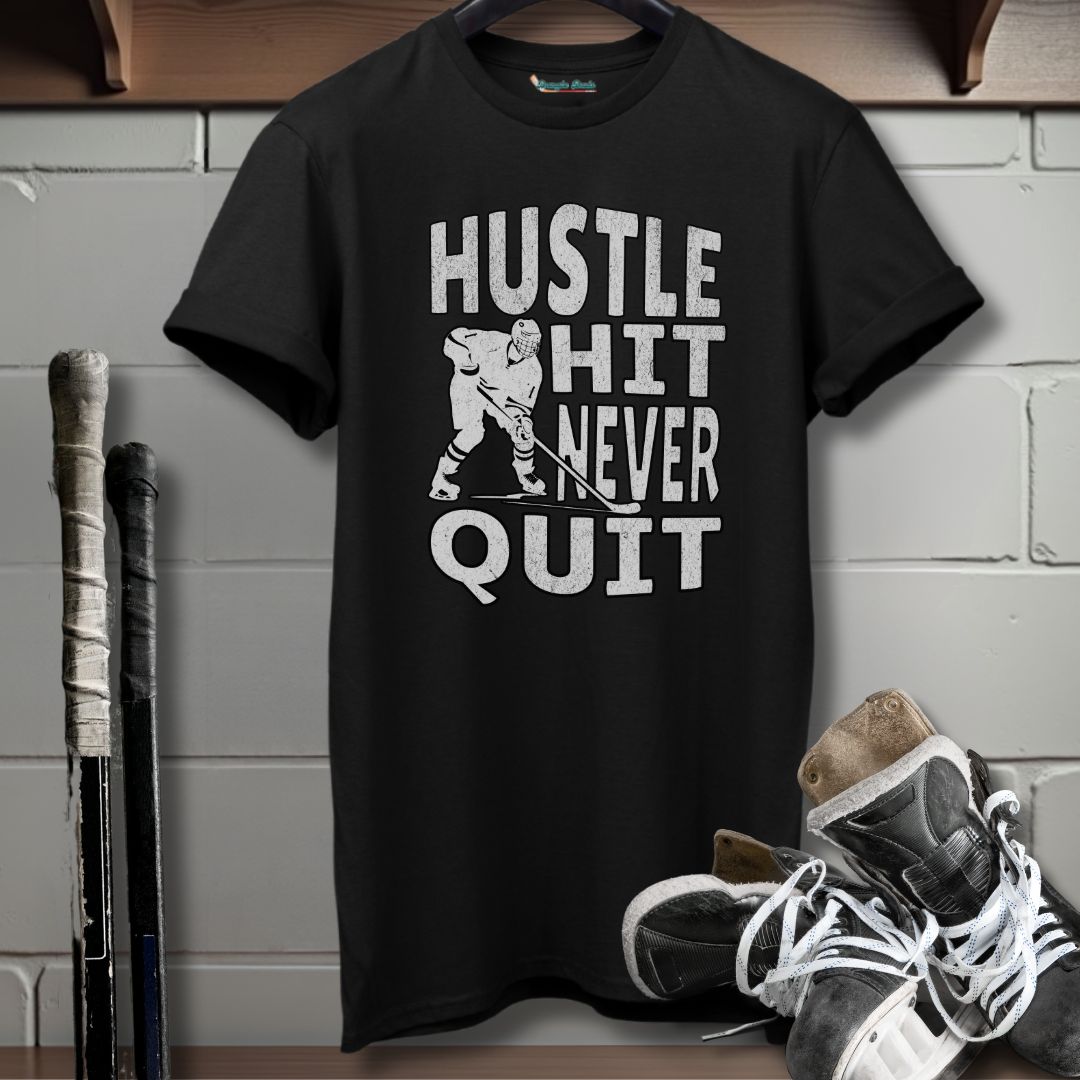 Hustle Hit Never Quit T-Shirt