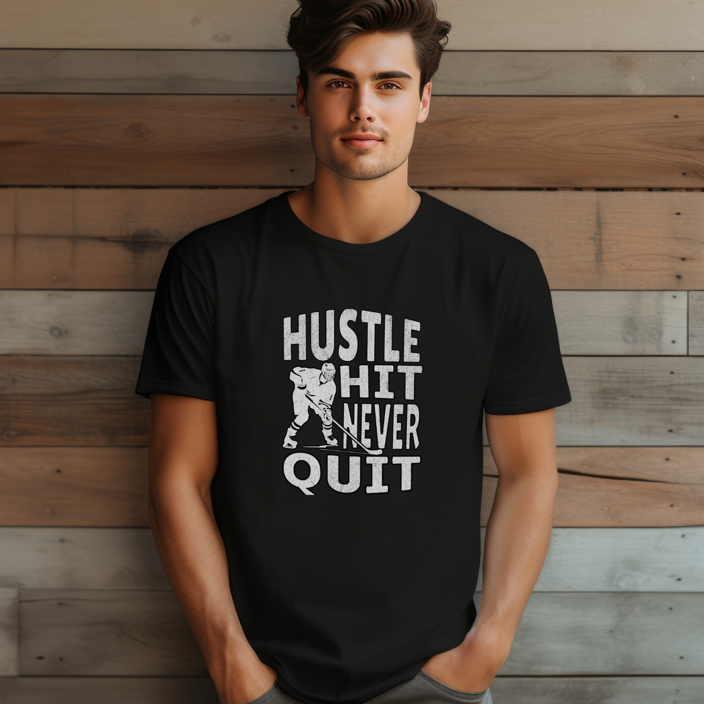 Hustle Hit Never Quit T-Shirt