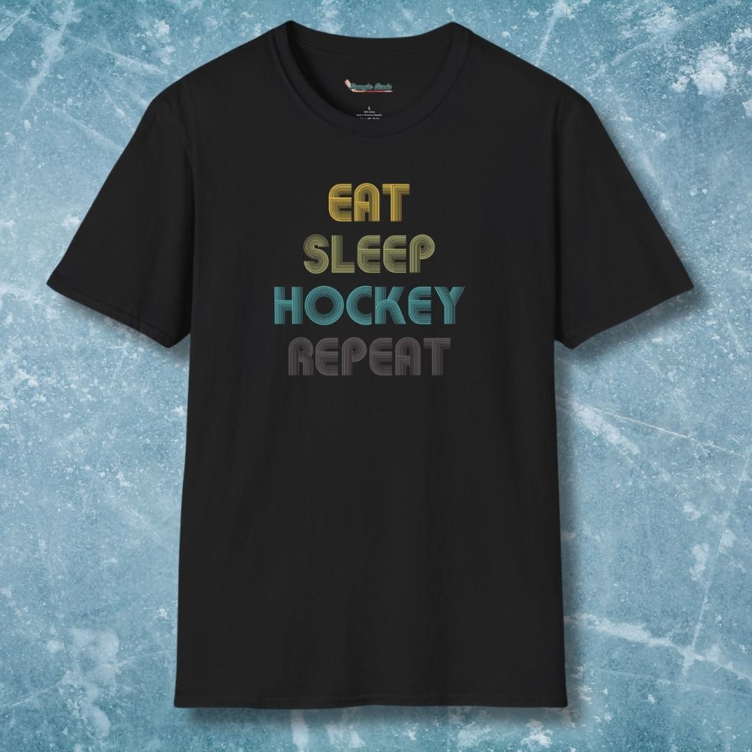 Eat Sleep Hockey Repeat T-Shirt