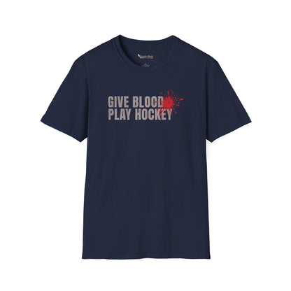 Give Blood Play Hockey T-Shirt