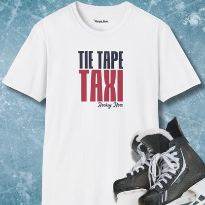 Tie Tape Taxi - Hockey Mom T-Shirt