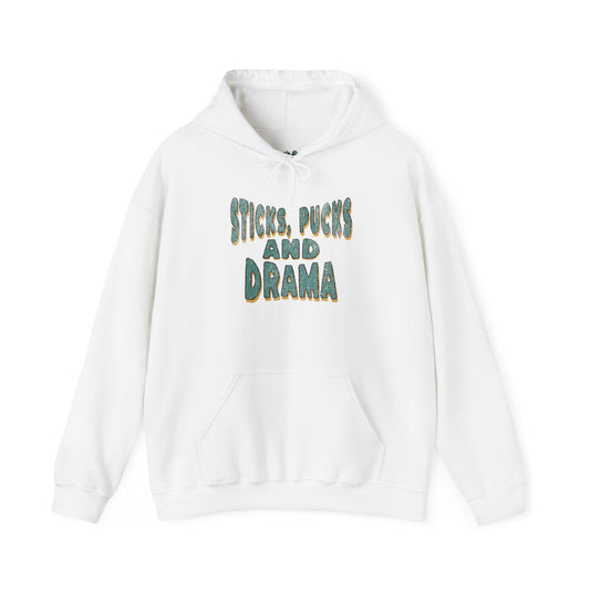 Sticks Pucks and Drama Hoodie
