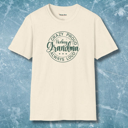 Crazy Proud Hockey Grandma T-Shirt