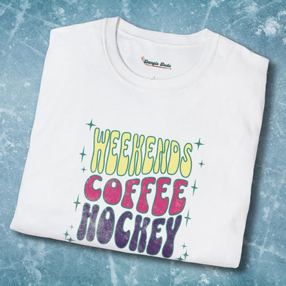 Weekends Coffee Hockey T-Shirt