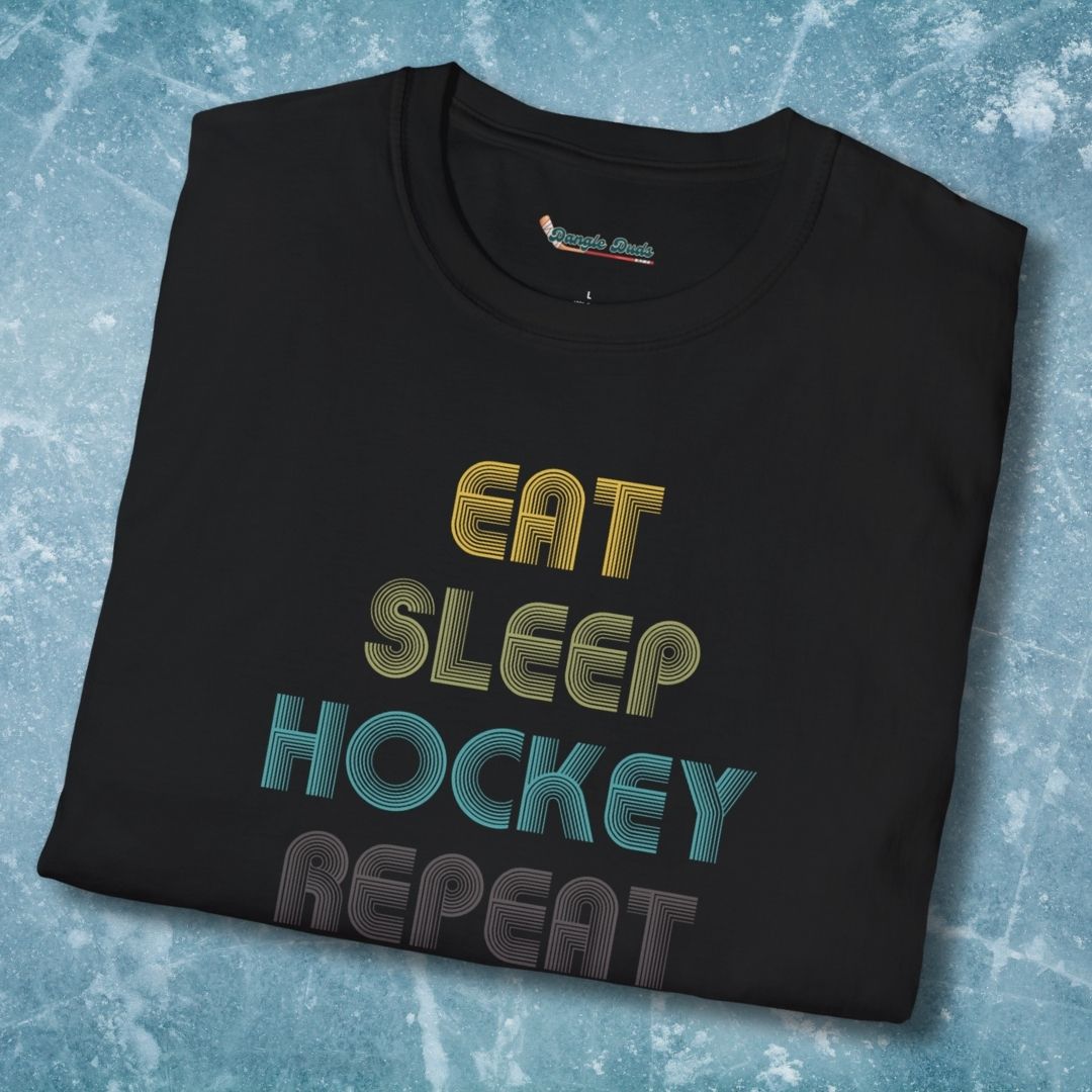 Eat Sleep Hockey Repeat T-Shirt
