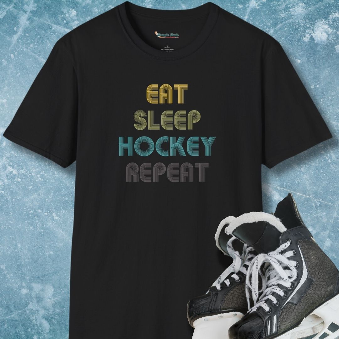 Eat Sleep Hockey Repeat T-Shirt