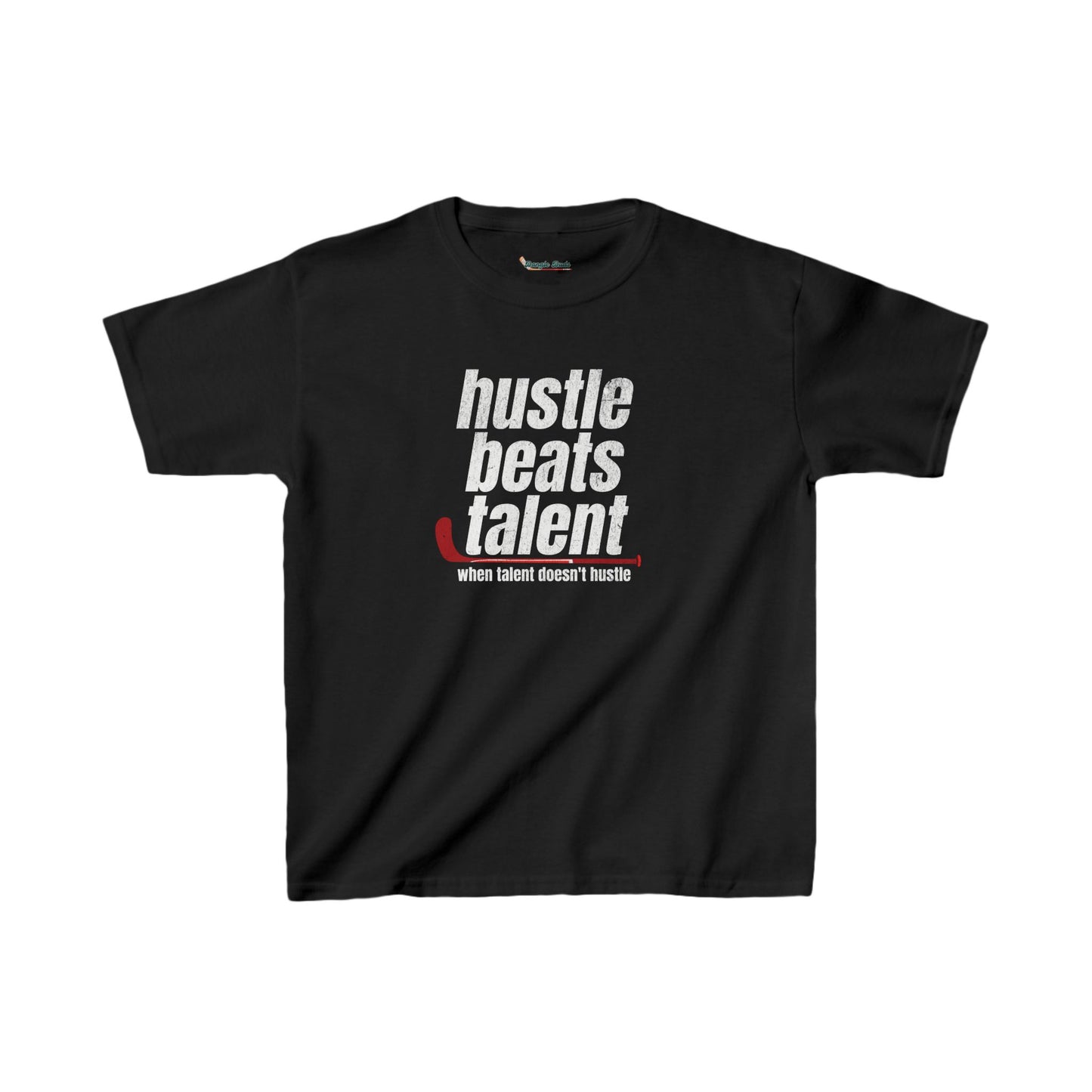 Hustle Beats Talent Kids Tee