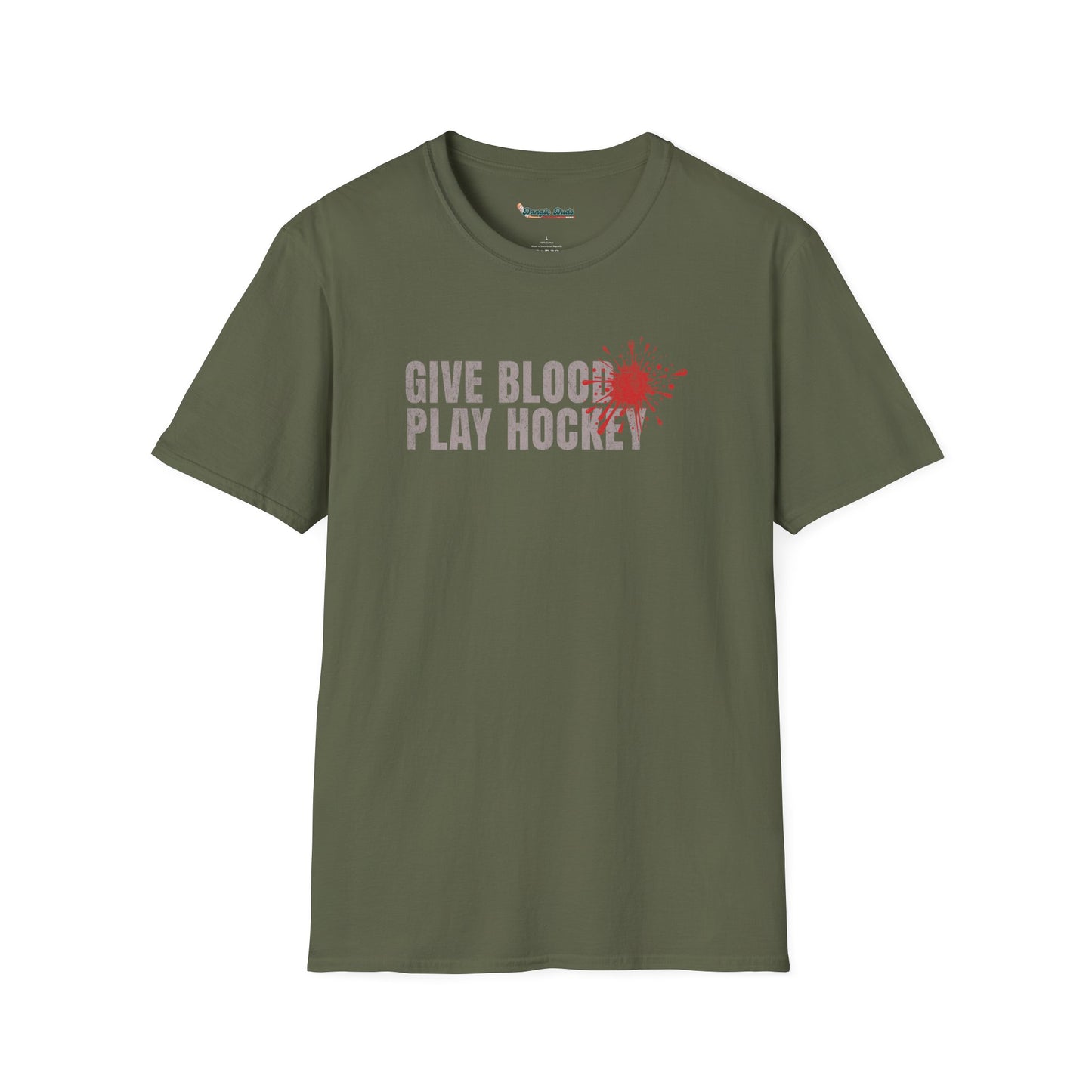 Give Blood Play Hockey T-Shirt