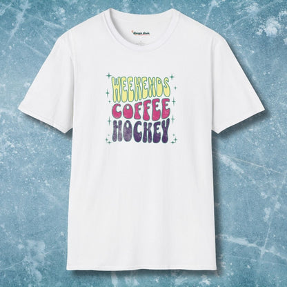Weekends Coffee Hockey T-Shirt