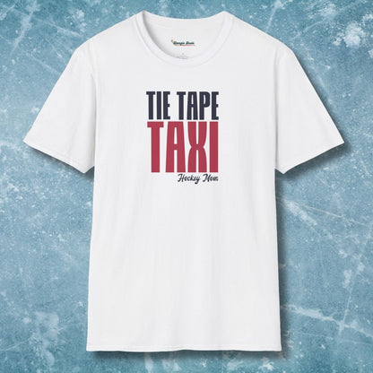 Tie Tape Taxi - Hockey Mom T-Shirt