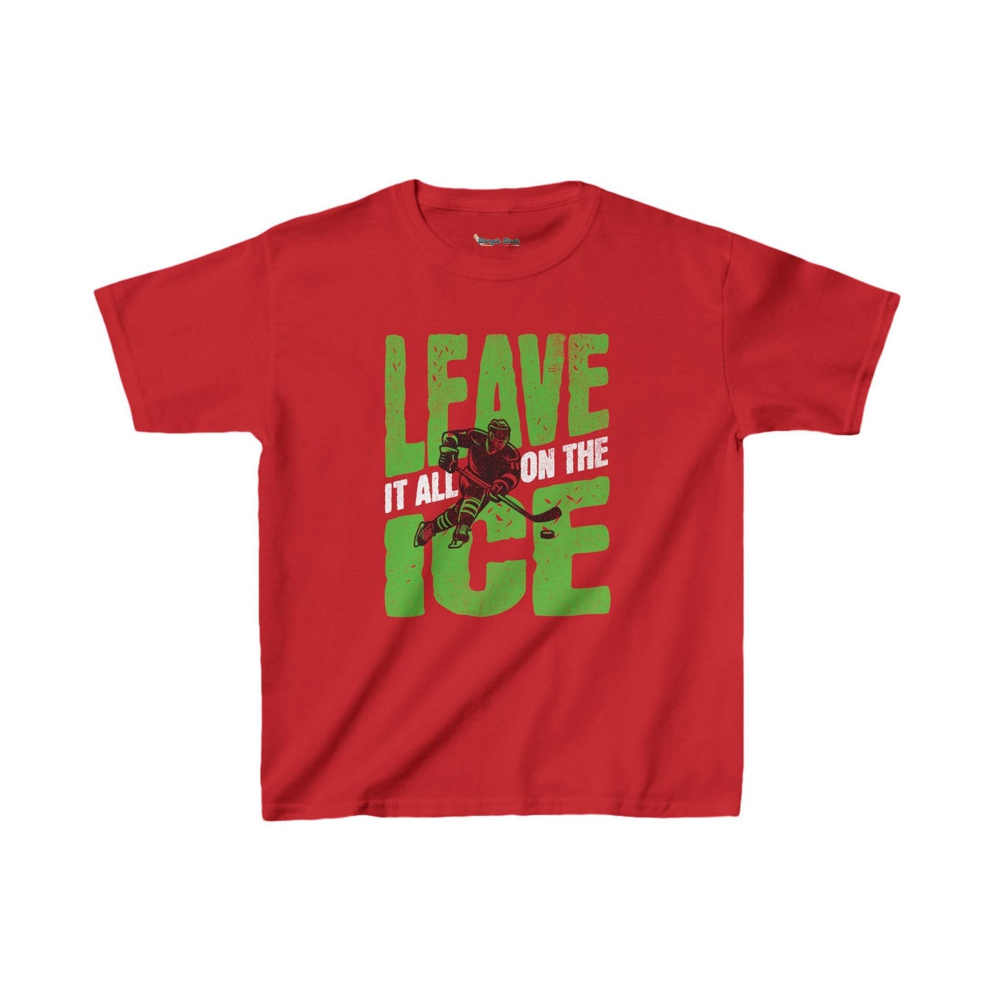 Leave It All On The Ice Kids Tee