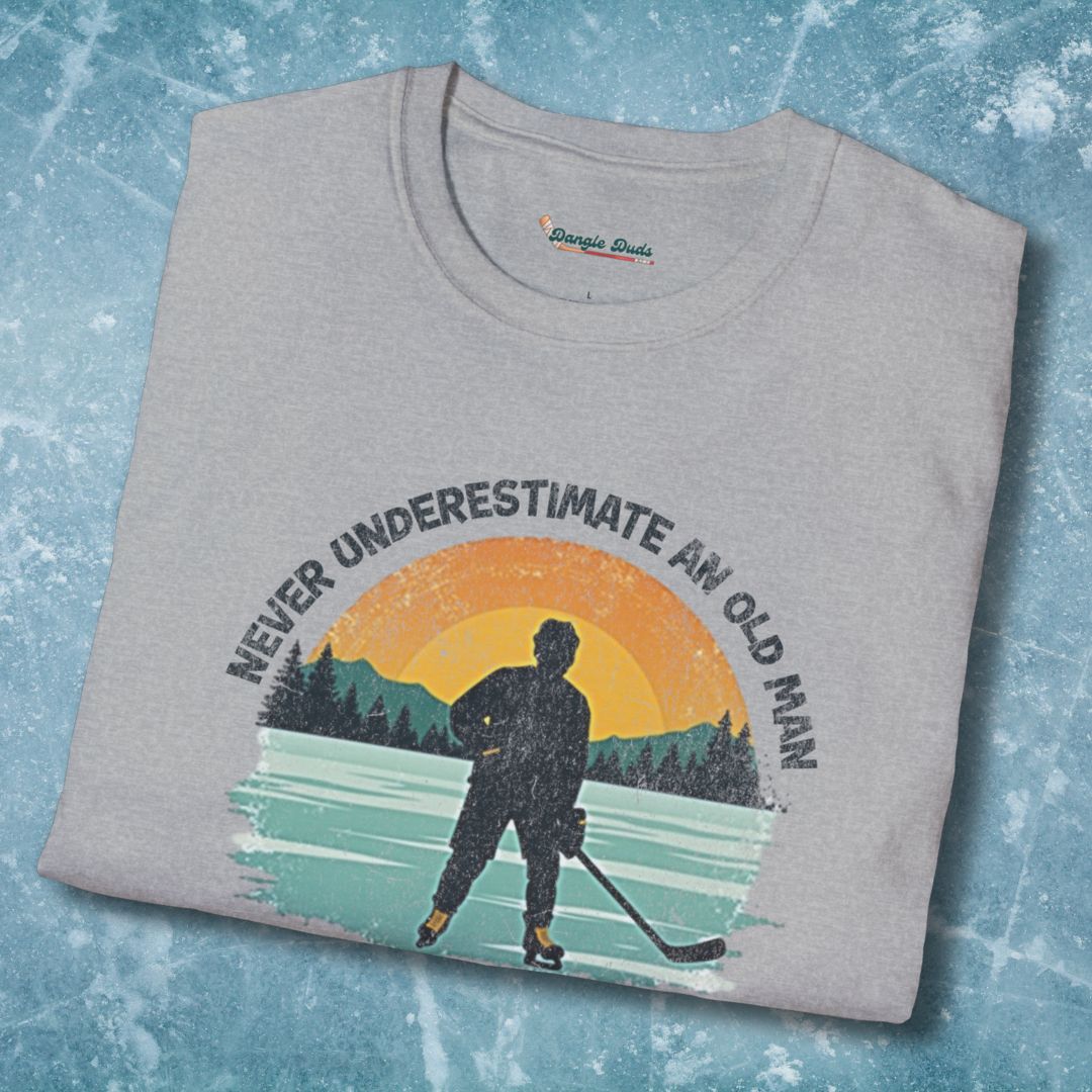 Never Underestimate An Old Man And His Stick T-Shirt