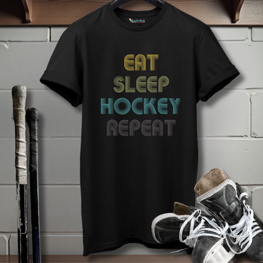 Eat Sleep Hockey Repeat T-Shirt